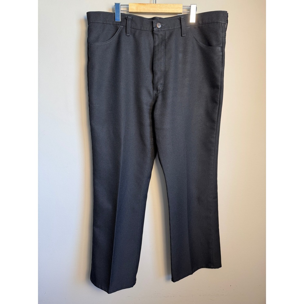 Wrangler Wrancher Dress Jeans Western Pants Black Mens 40x32 82BK Workwear Retro